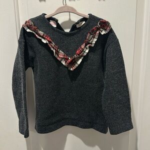 Girls shirt from zara great for the holidays size 3/4